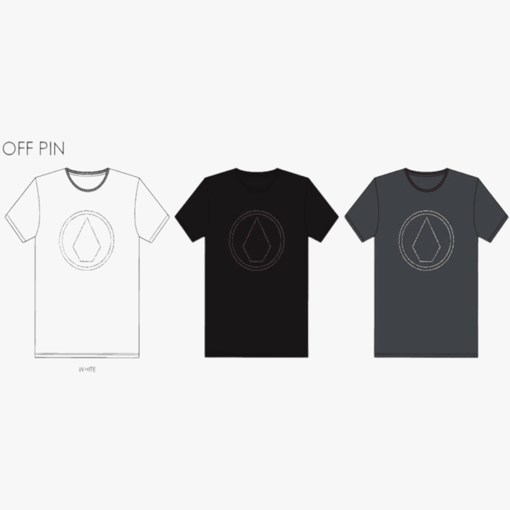 Volcom Mens Off Pin Short Sleeve Tee White | Volcom