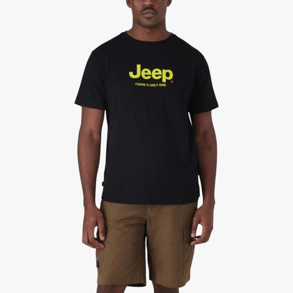 Jeep Mens Iconic Collection Short Sleeve Tee Black | Jeep