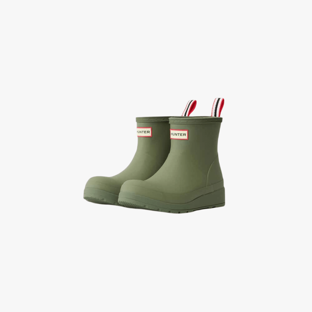 Hunter Womens Play Boot Short Lichen Green | Hunter