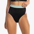 Roxy Womens Avtice High Waist Swim Bottom Bikini Black Roxy