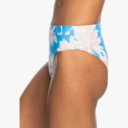 Roxy Pt Love The Shorey Bikini Bottom Azure Blue Palm Island Roxy