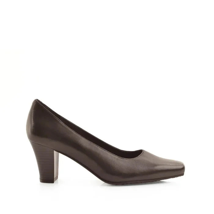 Greencross Womens Hh Square Toe Slip On Court Brown | Greencross