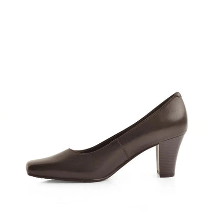 Greencross Womens Hh Square Toe Slip On Court Brown | Greencross