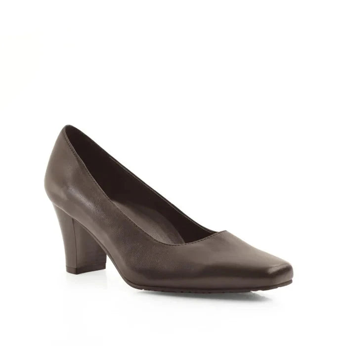 Greencross Womens Hh Square Toe Slip On Court Brown | Greencross