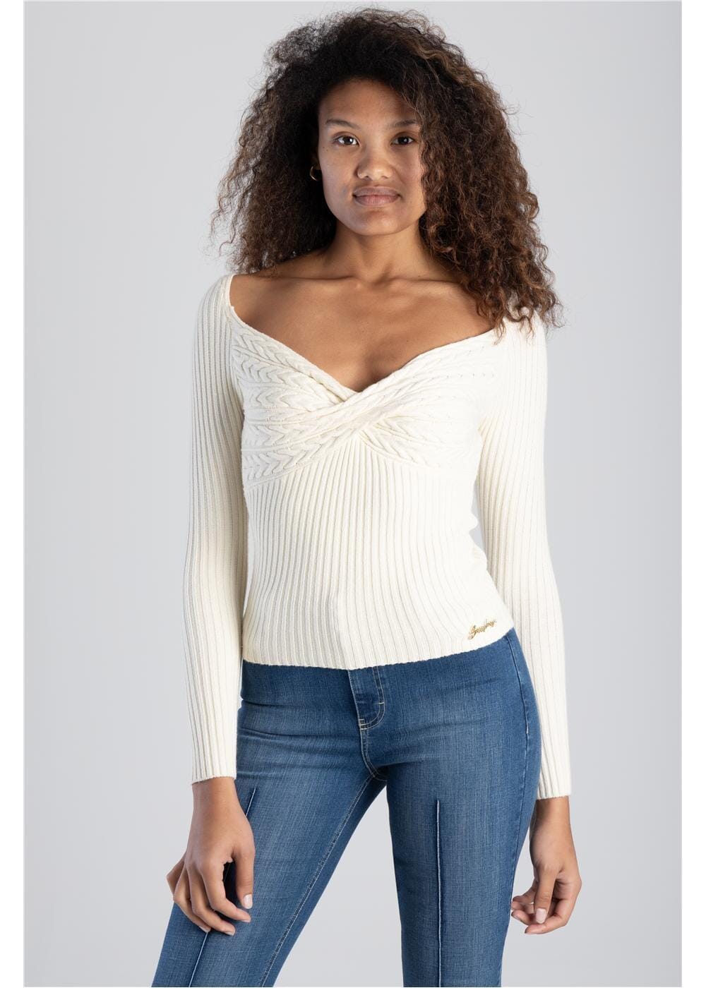Sissyboy Knit Top Knot Detail Cream | Sissy Boy