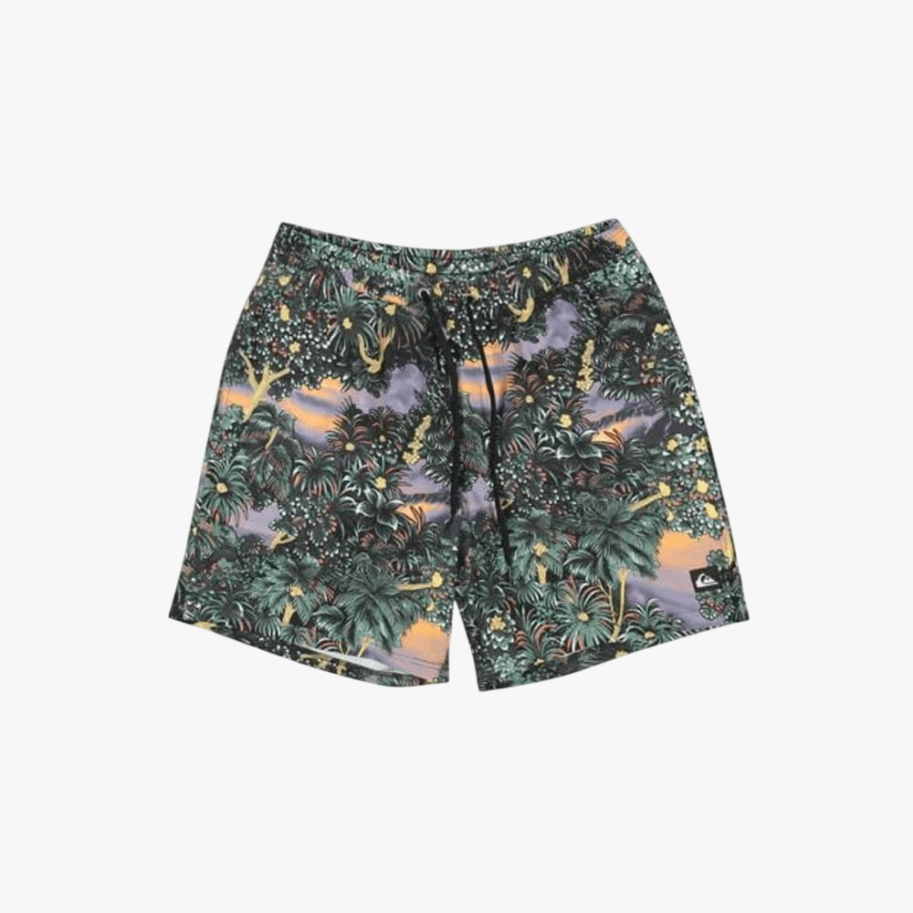 Quiksilver Mens Surfsilk Straight Volley 17&quot; India Ink Hidden Gem | Quiksilver