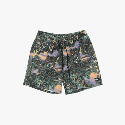 Quiksilver Mens Surfsilk Straight Volley 17" India Ink Hidden Gem | Quiksilver
