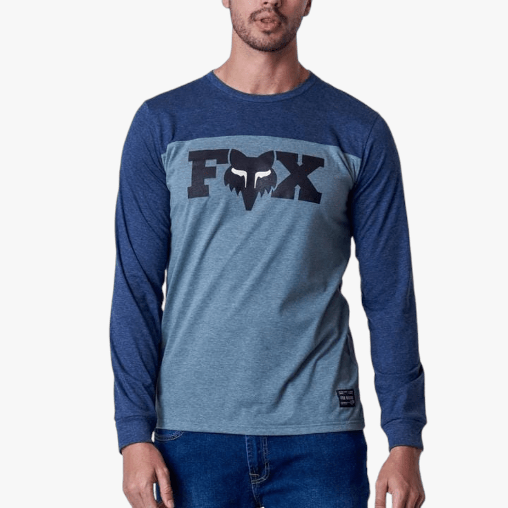 Fox Mens Framed Long Sleeve Tee Seafoam Mel | Fox