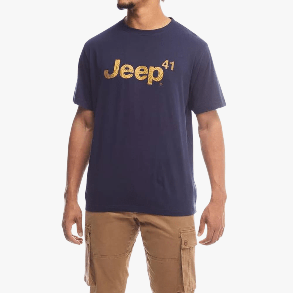 Jeep Mens Fashion Graphic Tee Navy | Jeep