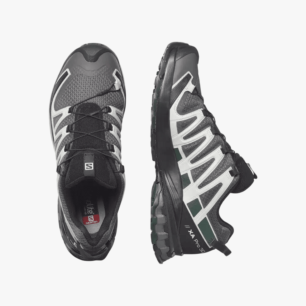 Salomon Mens Xa Pro 3D V8 Sneaker Magnet Lunar Rock Scarab | Salomon
