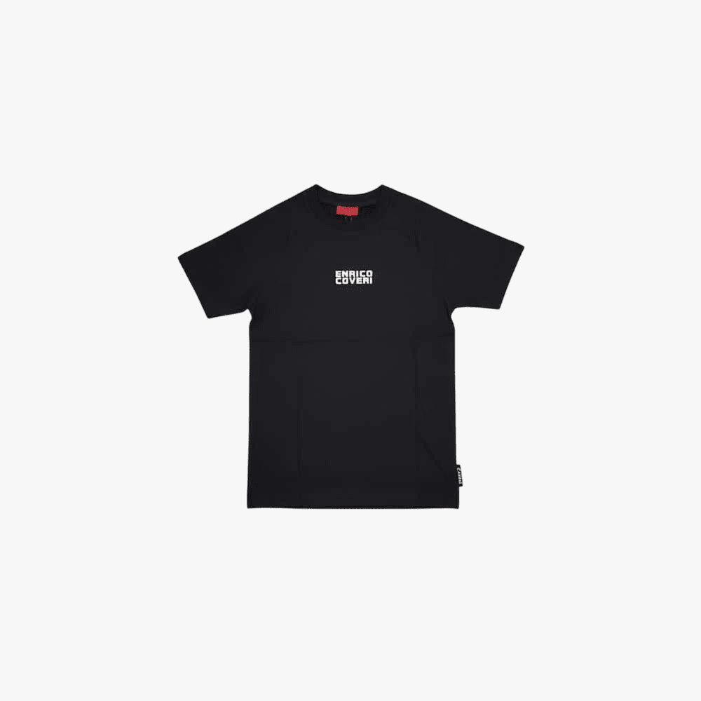 Enrico Coveri Mens Short Sleeve Tee Black | Enrico Coveri
