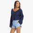 Roxy Womens Made For You V Neck Top Naval Academy | Roxy