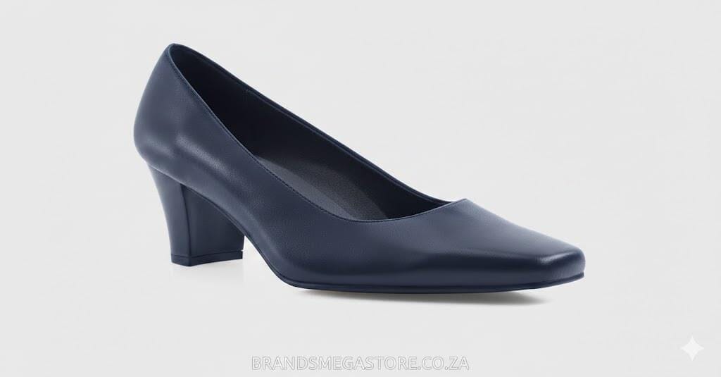 Greencross Womens Hh Square Toe Slip On Court Navy | Greencross