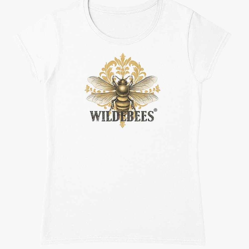 Wildebees Womens Fancy Bee Tee White | Wildebees