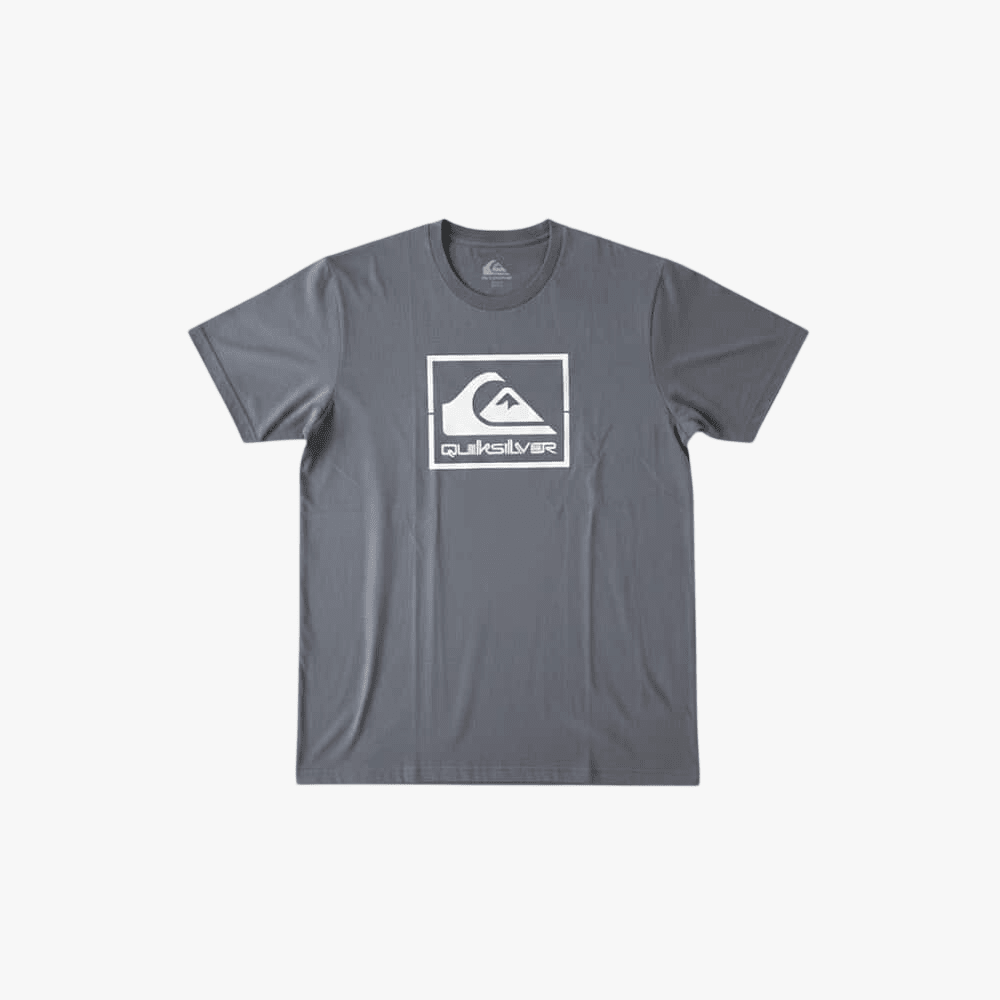 Quiksilver Mens Casual Encounter Short Sleeve Tee Garage Blue | Quiksilver