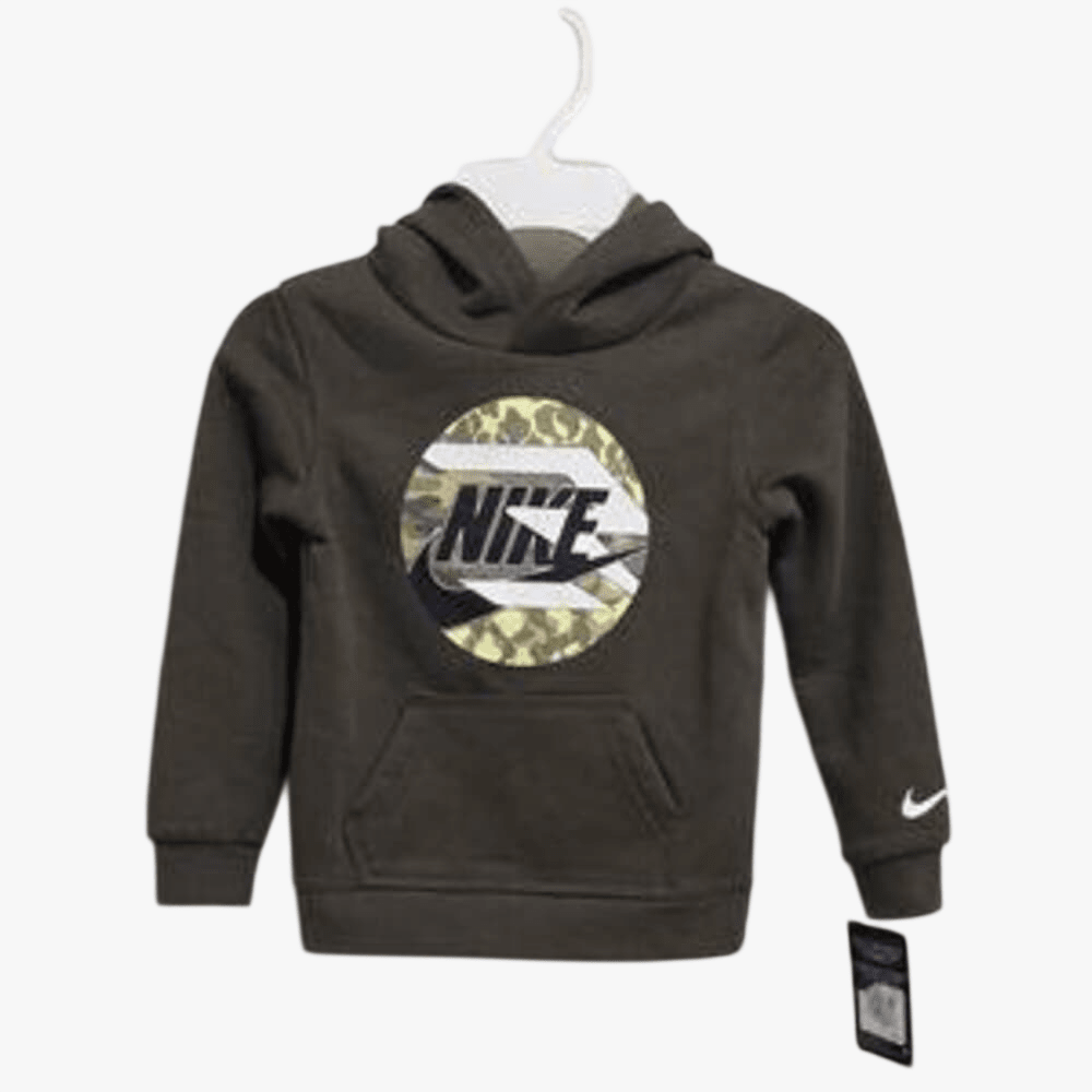 Nike Boys Rwb Camo Circle Therma-Fit Po Charcoal Heather | Nike