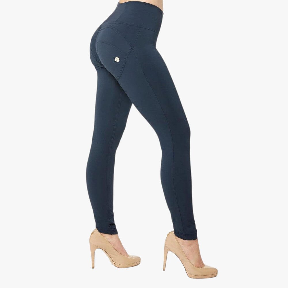 Freddy Womens High Rise Wr.Up With Zipper Diwo Pro Tana Care Midnight Blue | Freddy