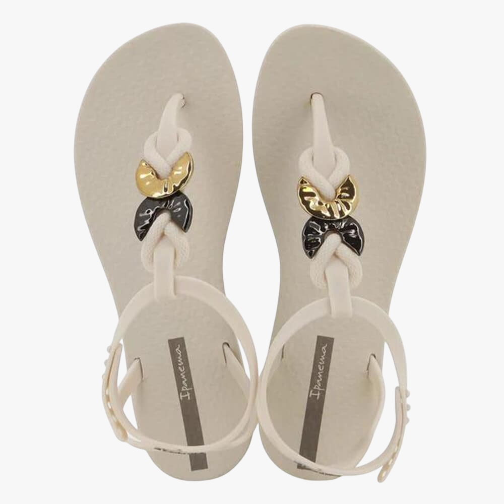 Ipanema Womens Class Conecta Ii Sandal Beige Gold