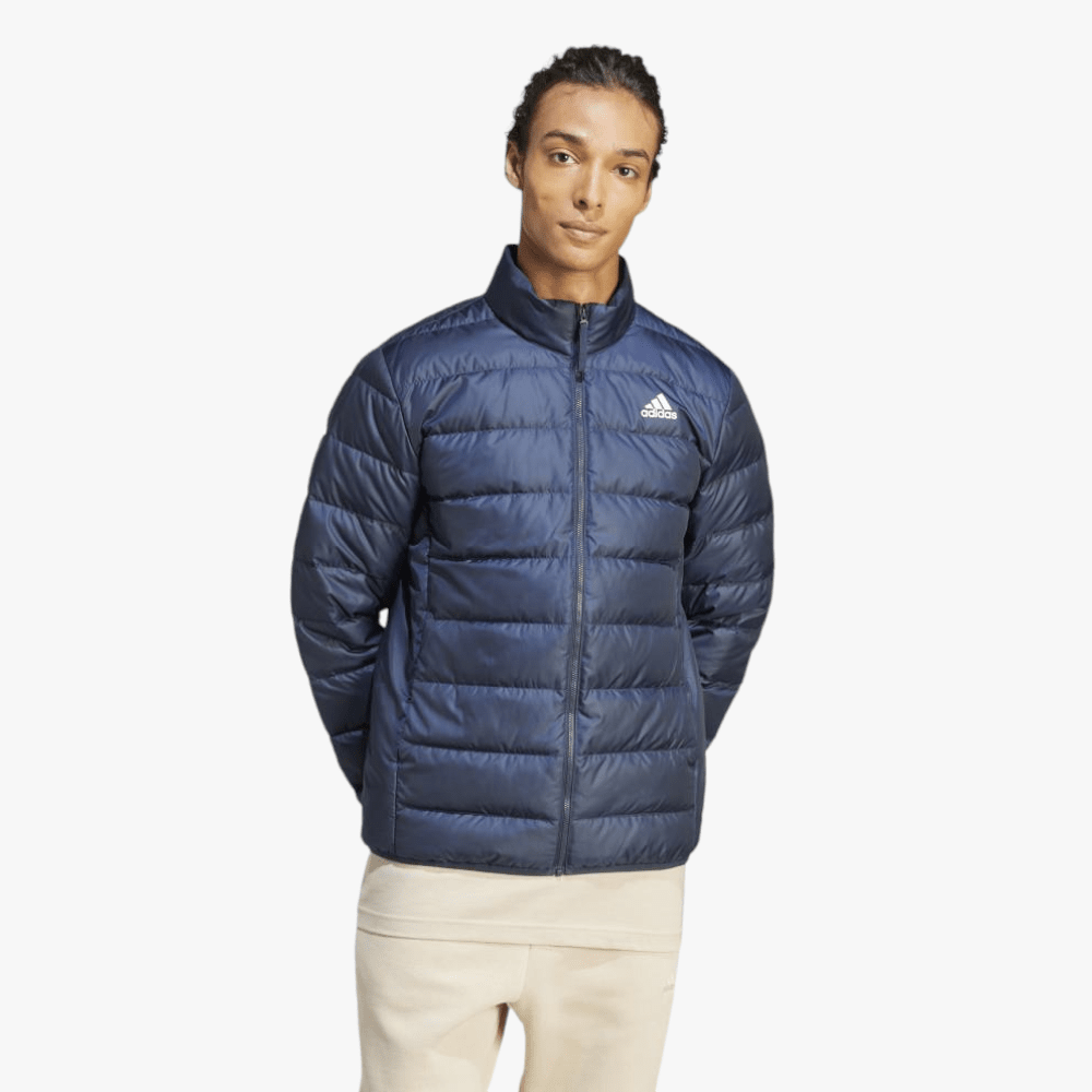 adidas Mens Essentials Lite Down Jacket Navy | adidas