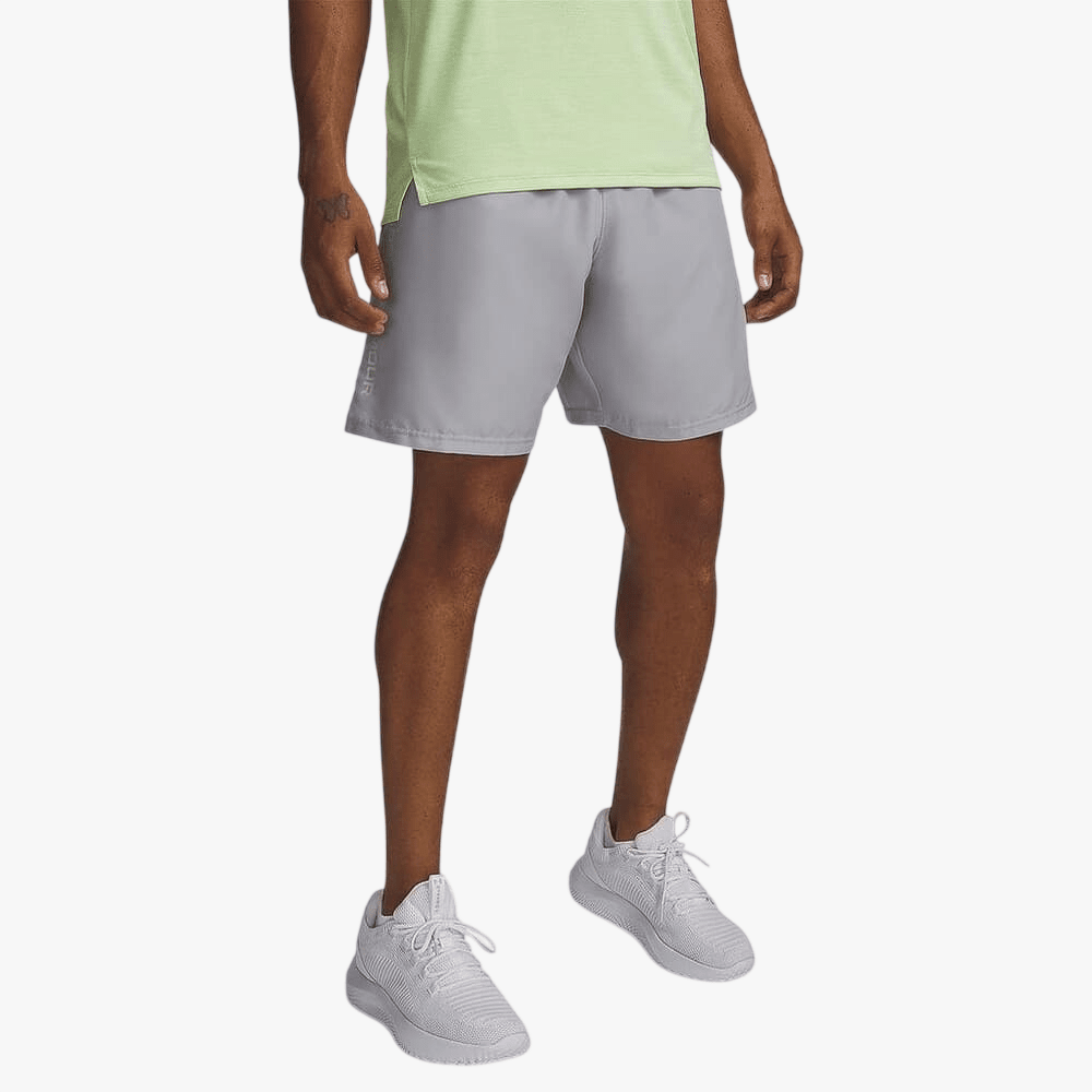 Under Armour Mens Woven Wordmark Shorts 011 Grey | Under Armour