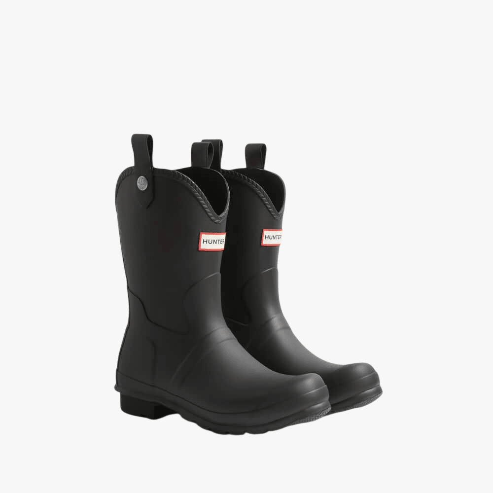 Hunter Womens Cowboy Boot Black | Hunter