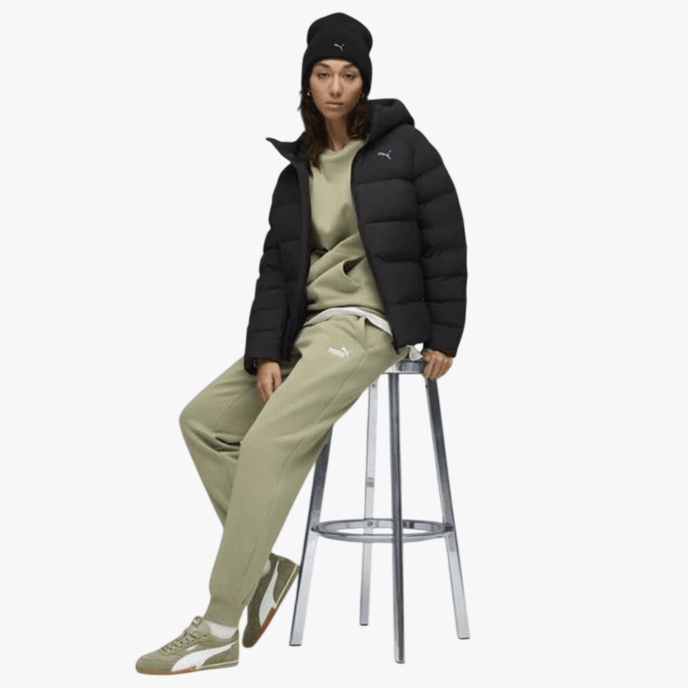 Puma Womens Sweat Suit Set Relaxed Lux Army | Puma