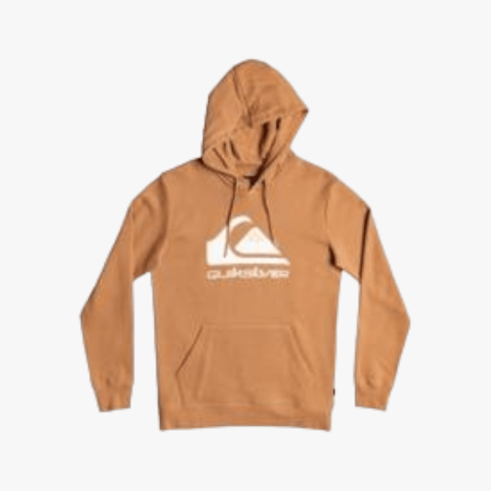 Quiksilver Mens Big Logo Pullover Hoody Chipmunk | Quiksilver