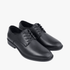 Hush Puppies Mens Harrington Cow Leather Shoe Black | Hush Puppies