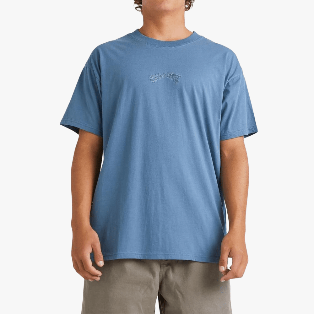 Billabong Mens Smitty Short Sleeve Tee Smoke Blue | Billabong