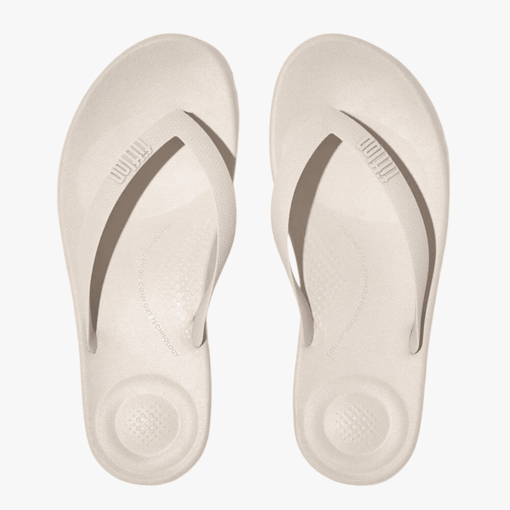 Fit Flop Mens I Qushion Stone Beige Sandal | Fit Flop