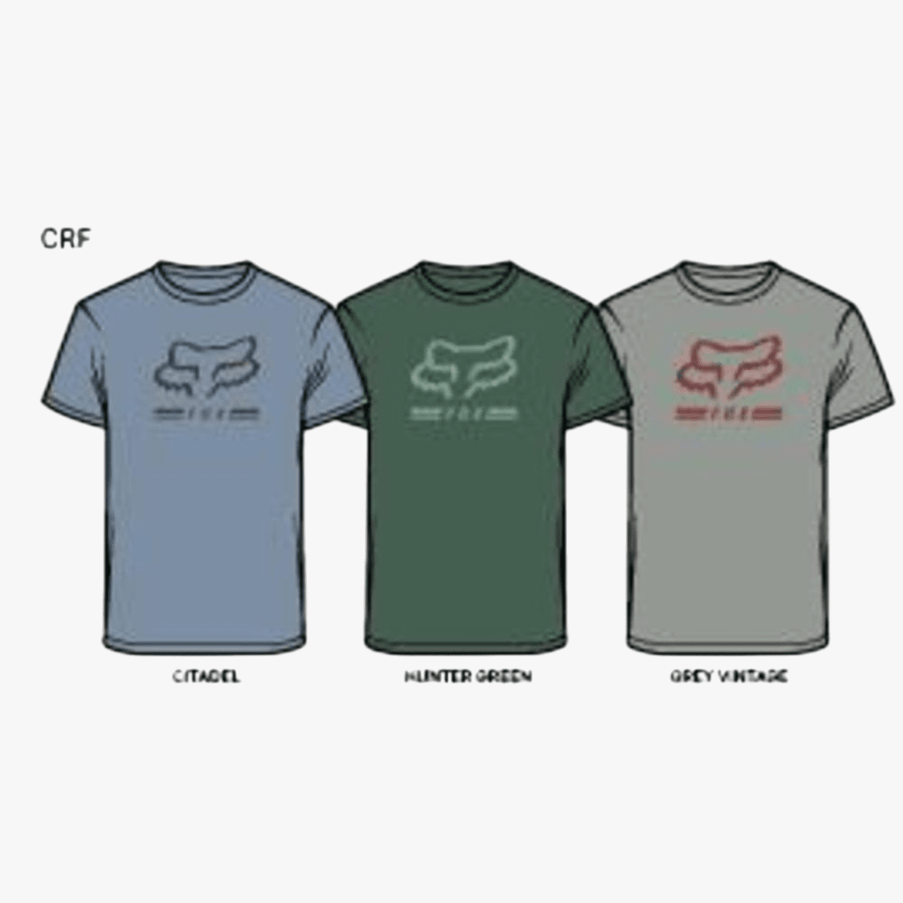 Fox Boys Crf Short Sleeve Vt Tee Grey Vintage | Fox