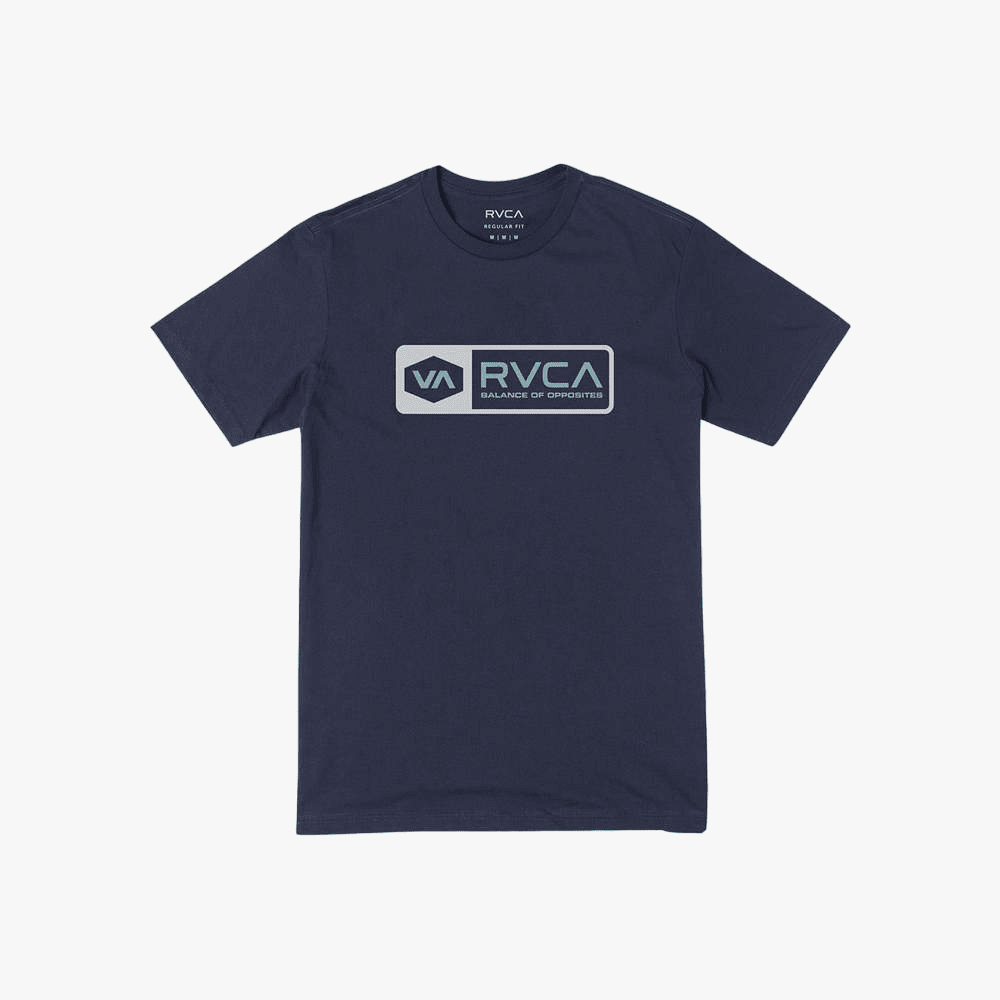 Rvca Mens Total Short Sleeve Tee Navy | Rvca