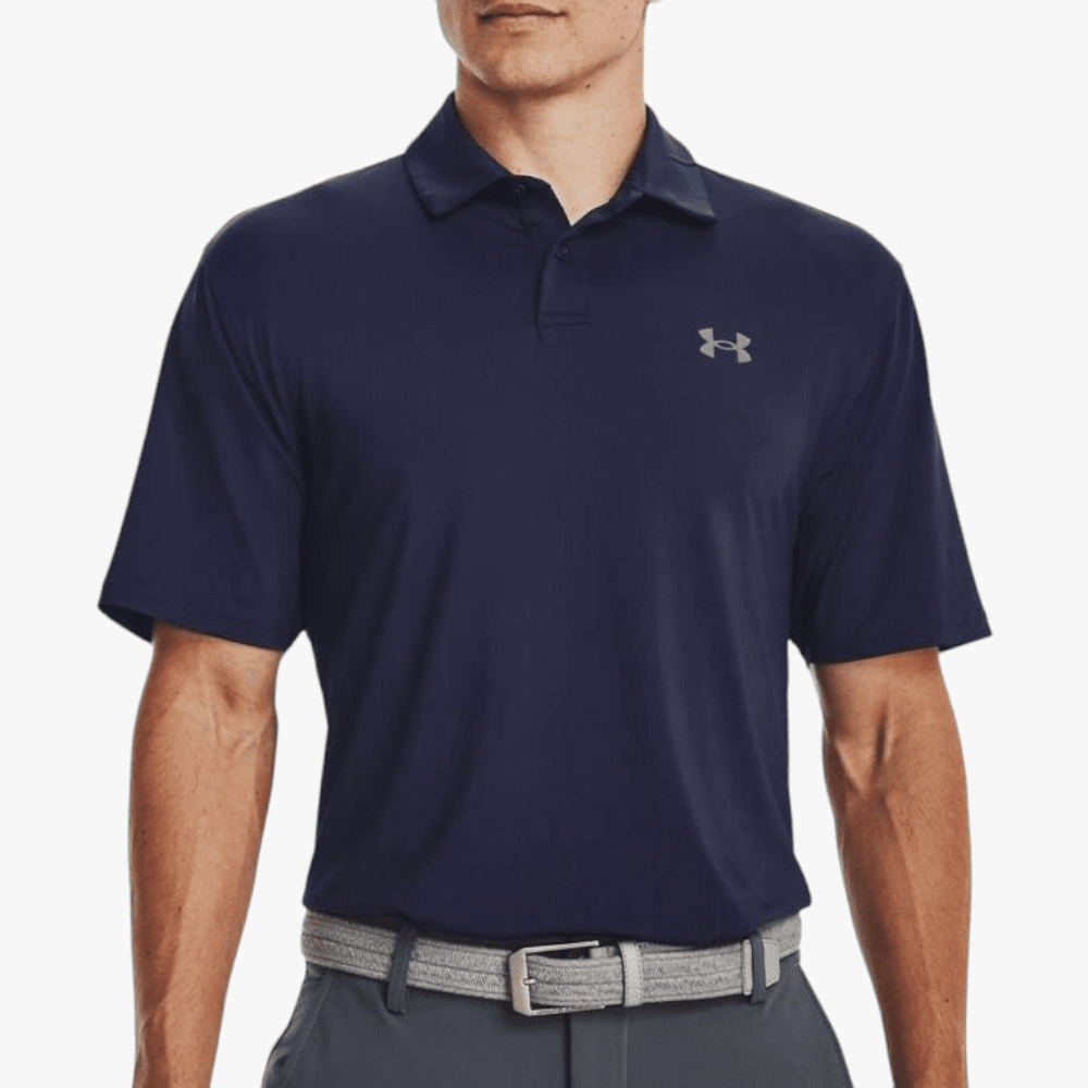 Under Armour Mens T2g Short Sleeve Polo Golfer 410 Navy | Under Armour