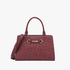 Guess Lacy Satchel Handbag Ox Blood | Guess
