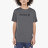 Hurley Mens One And Only Classic Short Sleeve Heather Black Black Hurley