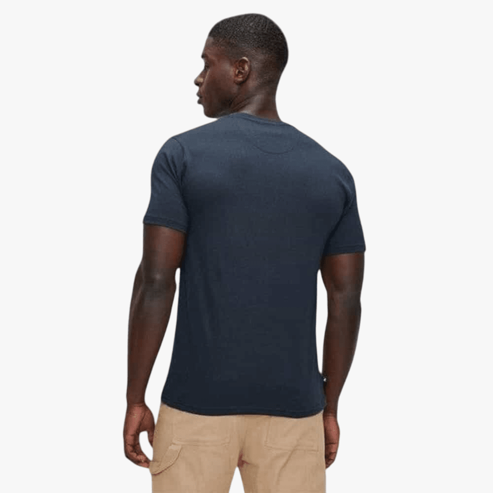 Polo Mens Logo Block Printed Short Sleeve Tee Navy | Polo