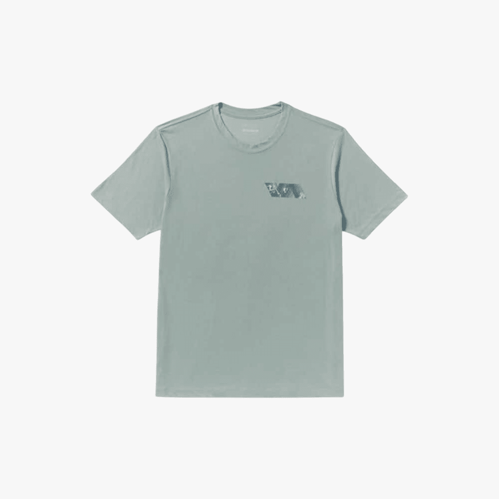 Rvca Mens Va Blur Fill Short Sleeve Tee Lead | Rvca