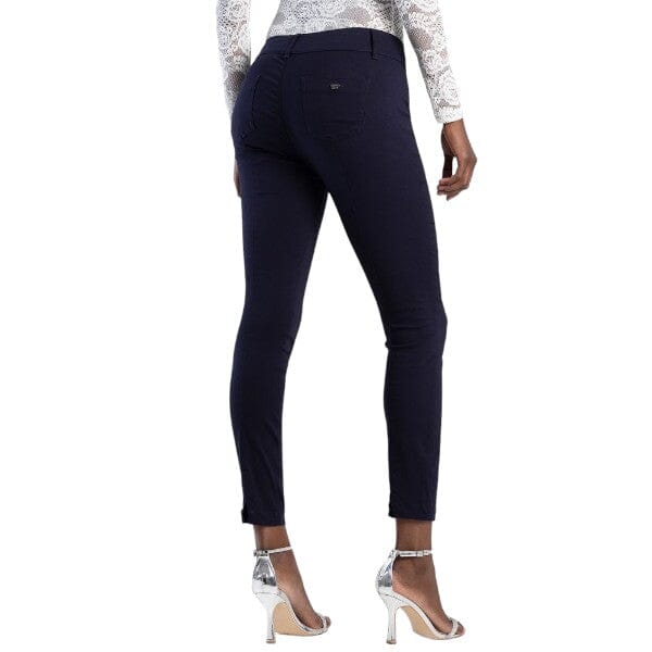 Sissy Boy Womens Eresha Mid Rise Skinny Pants Navy | Sissy Boy