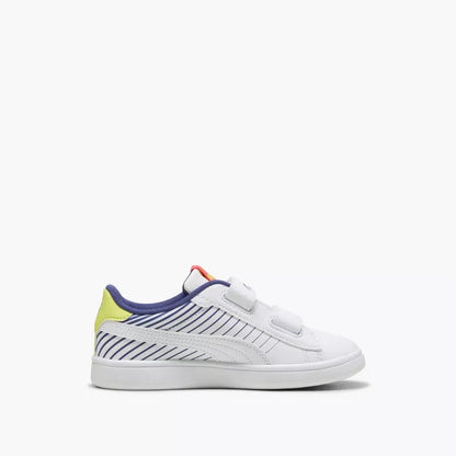 Puma Kids Smash 3.0 Sneaker Posied 2 Race V White | Puma