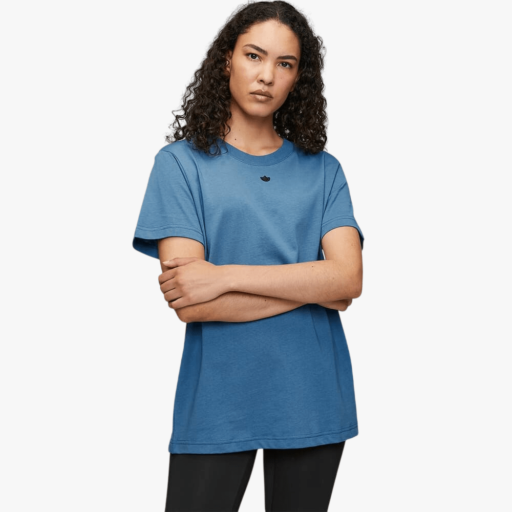 Adidas Womens Ess Trf Tee Dusy Blue | Adidas