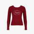 Sissy Boymiss Me Long Sleeve Knit Top Burgandy | Sissy Boy