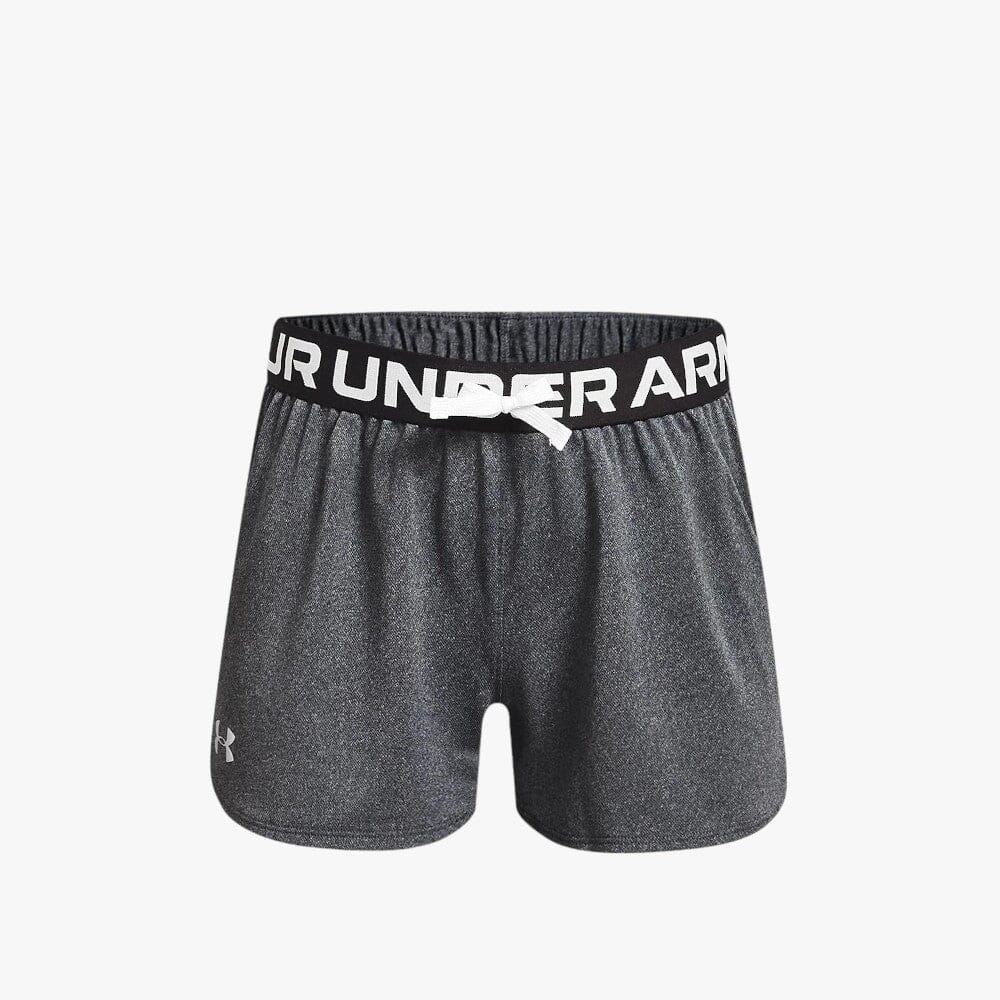 Under Armour Girls Play Up Solid Shorts 012 Grey Under Armour