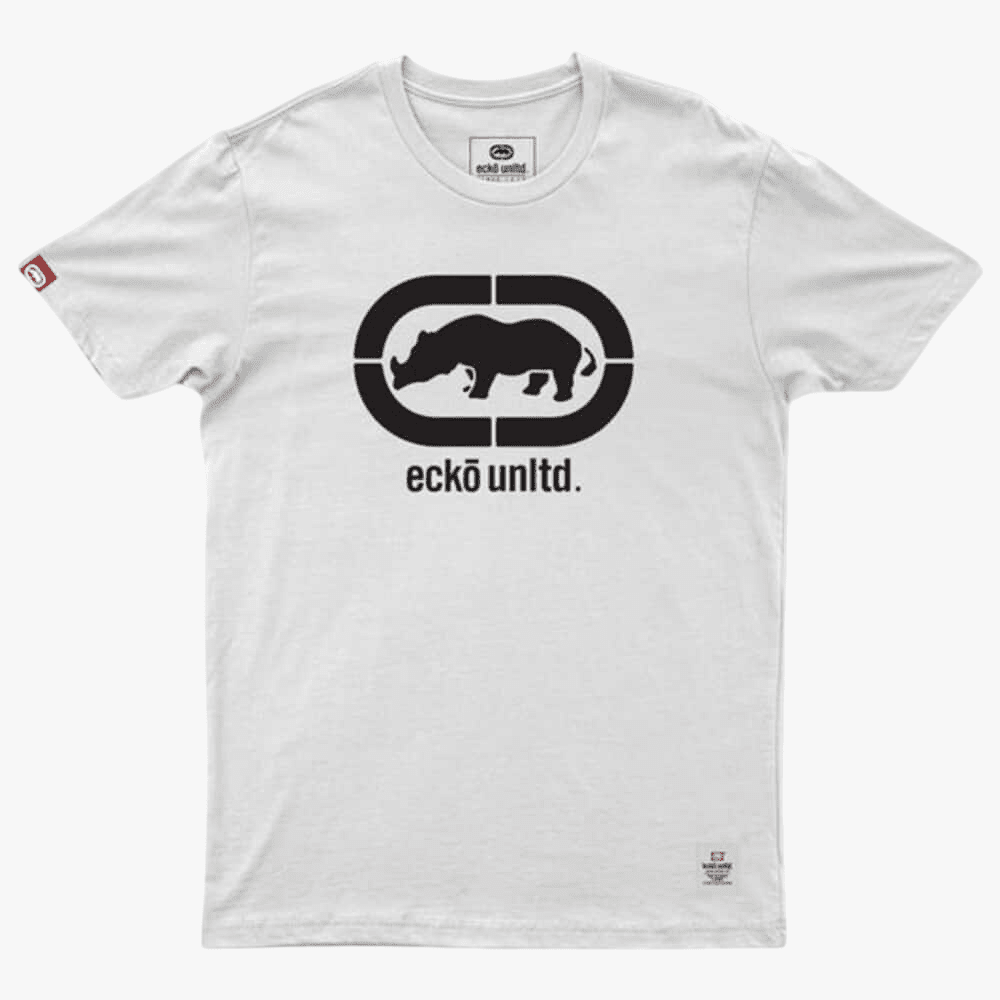 Ecko Mens Basic Short Sleeve Tee White | Ecko