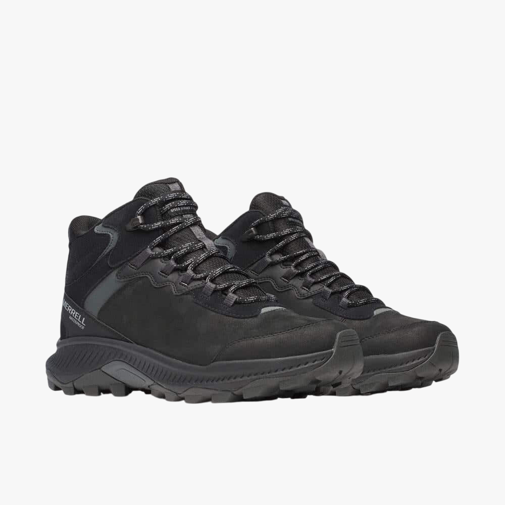 Merrell Mens Speed Strike 2 Mid Boot Ltr Wp Black