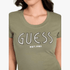 Guess Womens Logo Short Sleeve Tee Green | Guess