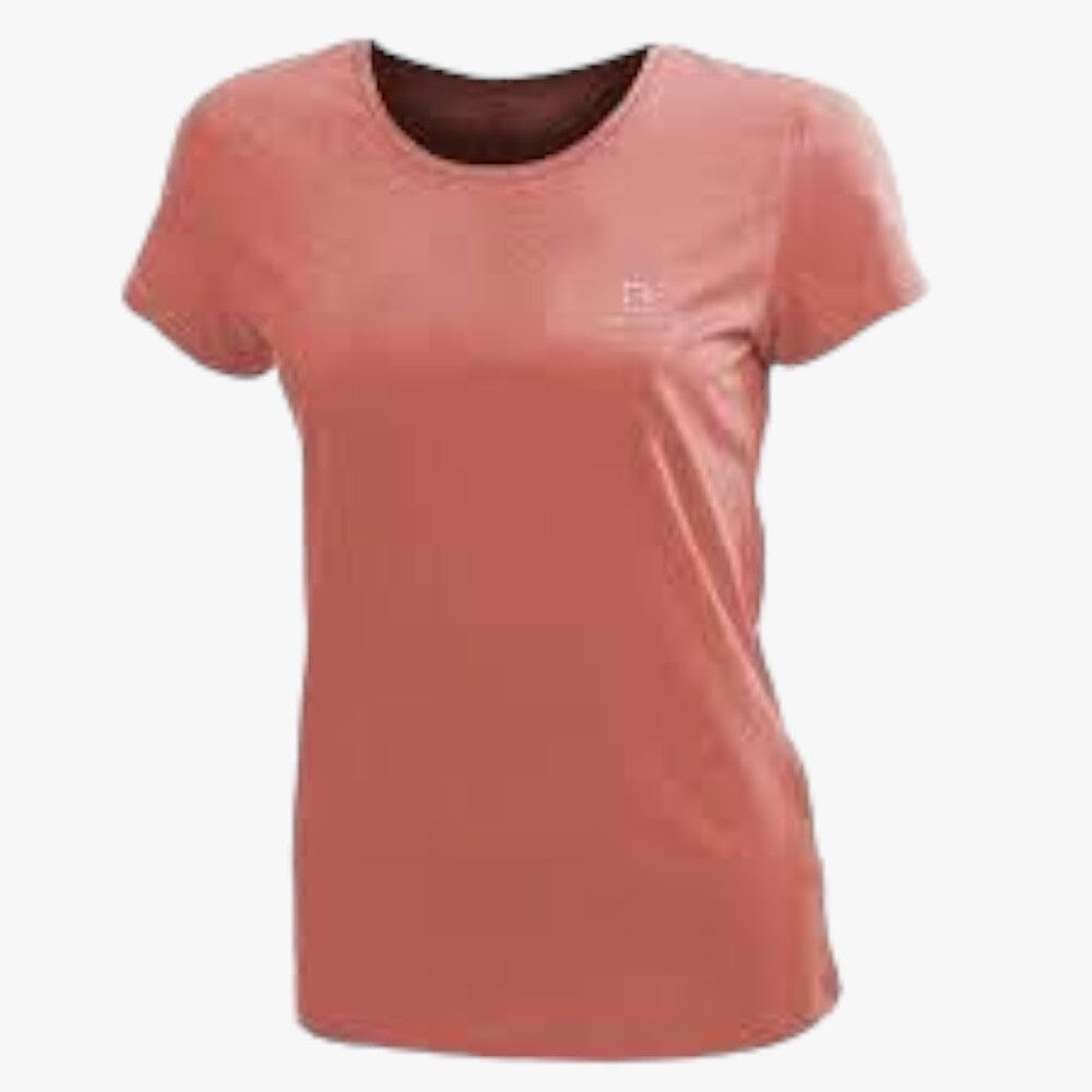 Salomon Womens Logo Short Sleeve Tee Coral Salomon