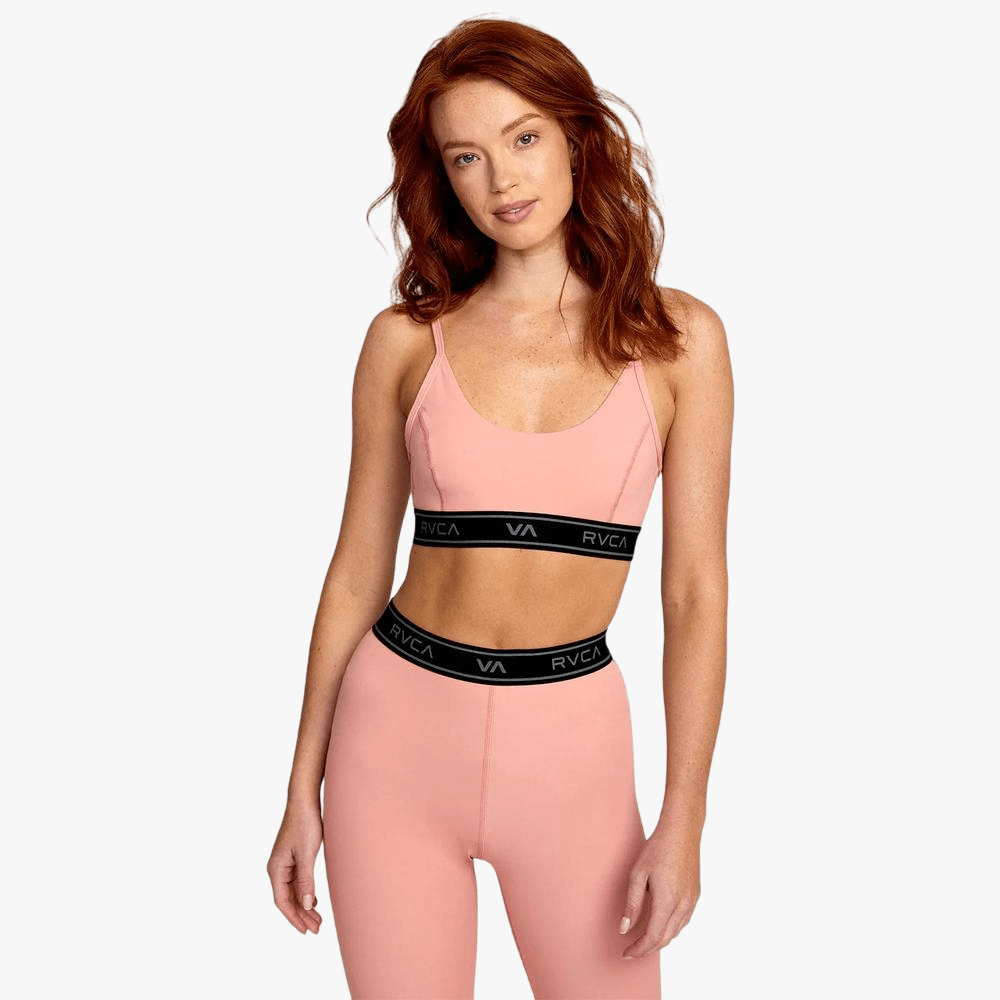 Rvca Womens Base Bra Rose | Rvca