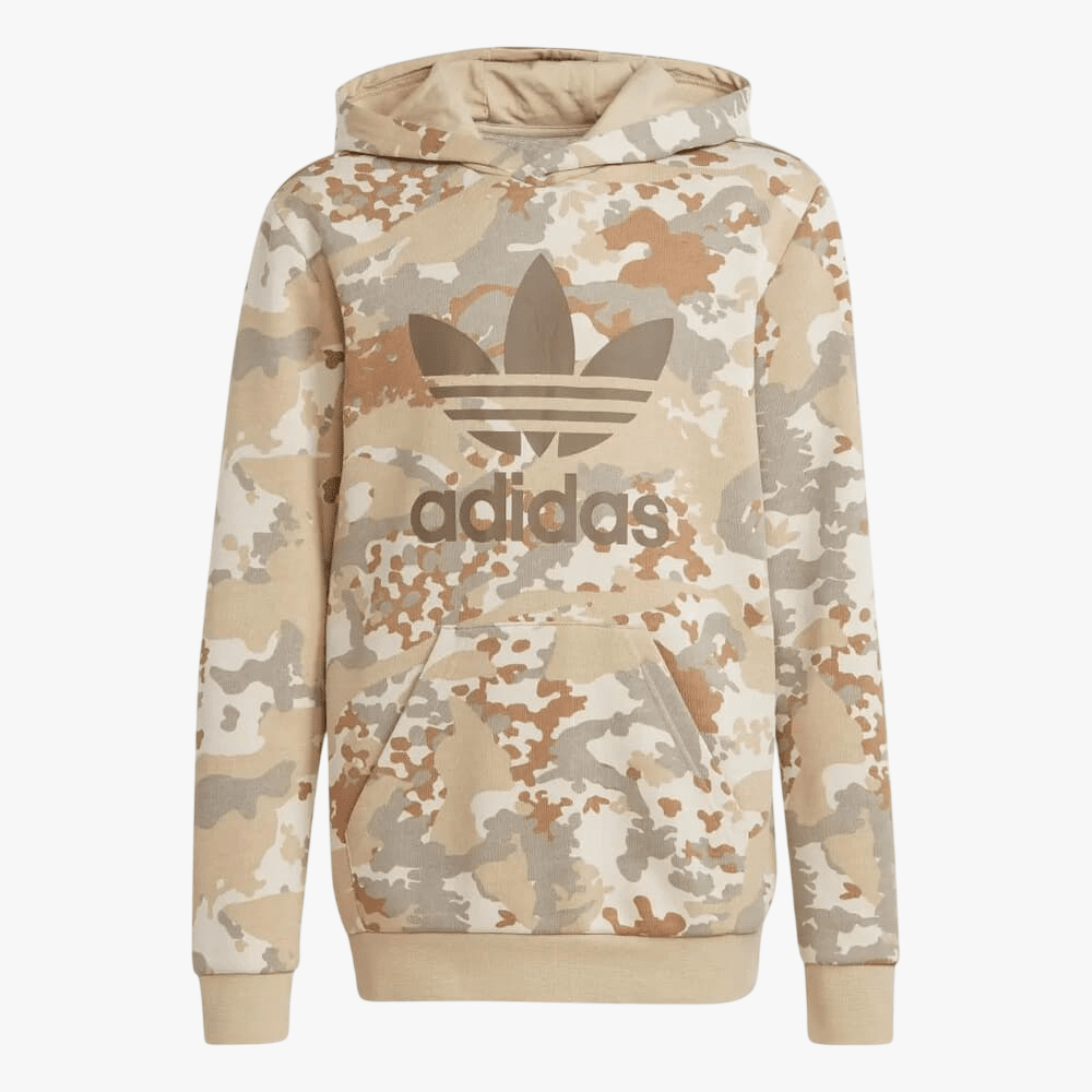 Adidas Boys Camo Hoody Brown | Adidas