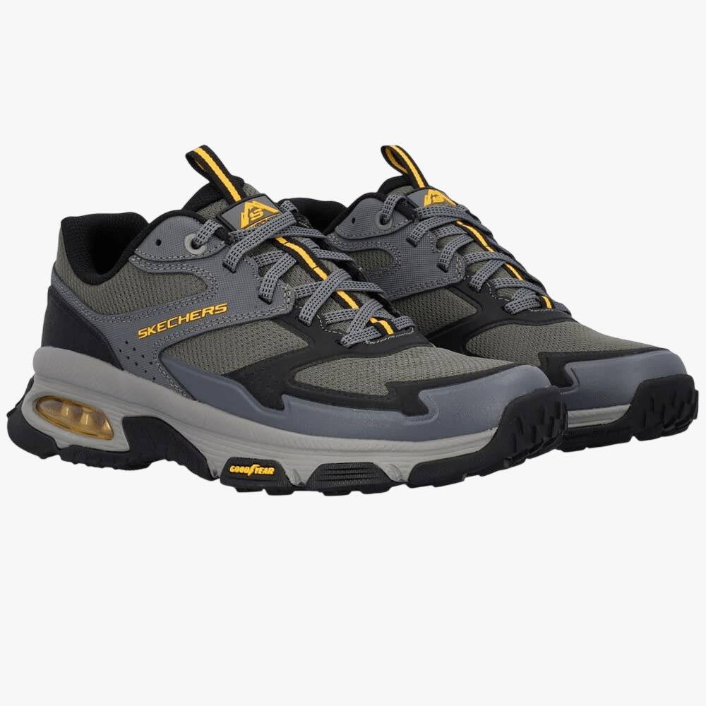 Skechers Mens Air Envoy Sneaker Black Green | Skechers