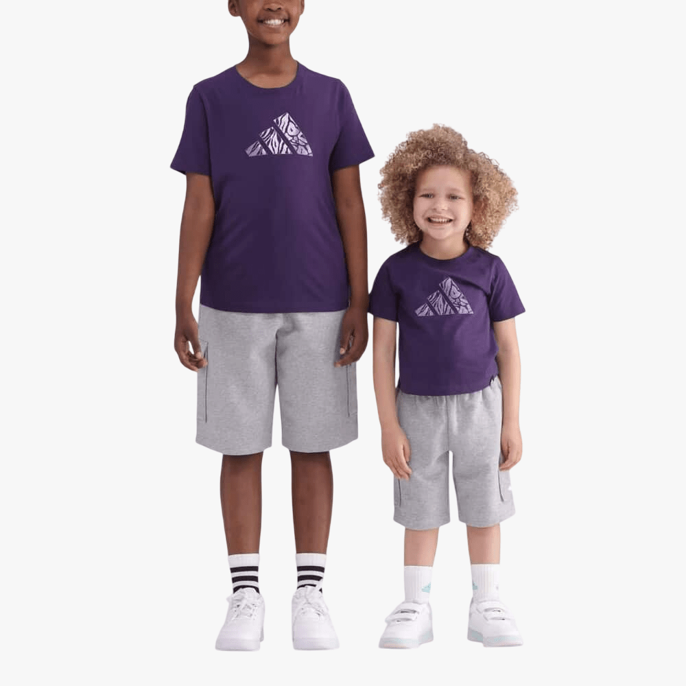 Adidas Kids Animal Short Sleeve Tee Purple | Adidas